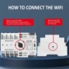 Comutator inteliget pentru PV WiFi eWeLink 4P 125A AC 230V ATS cu alimentare dublă, selector automat de transfer